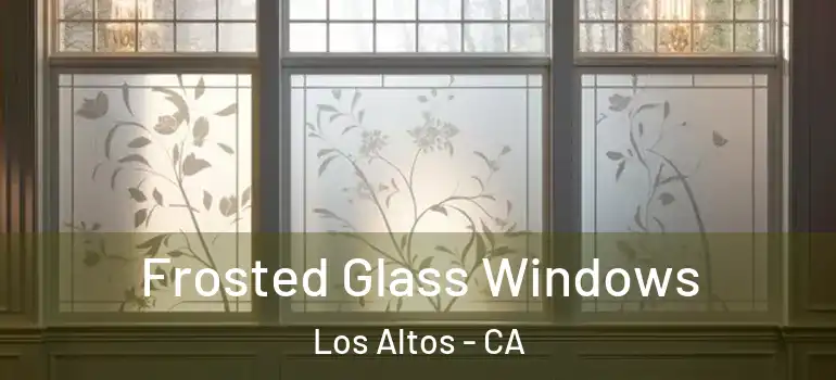  Frosted Glass Windows Los Altos - CA