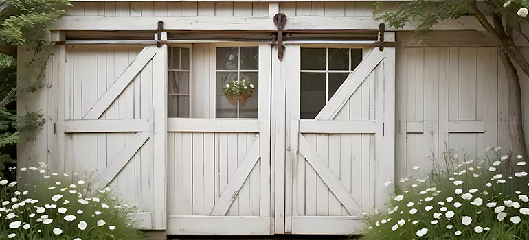 Rear Barn Door Repair in Los Altos, CA