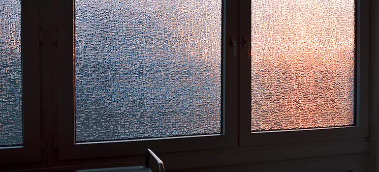 Frosted Glass Window Replacement in Los Altos, CA