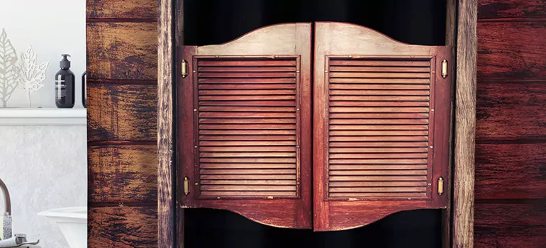Installing Saloon Door Hinges in Los Altos, CA