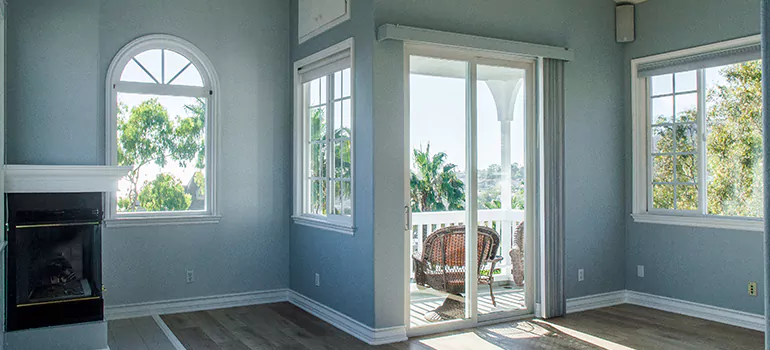 Tempered Glass Sliding Door inLos Altos, CA