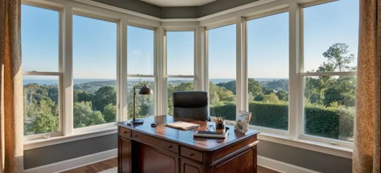 Residential Bow Window Installation in Los Altos, CA