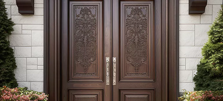 Double Front Doors in Los Altos, CA