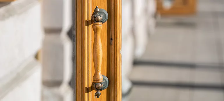 Wooden Pull Bar Installation in Los Altos, CA