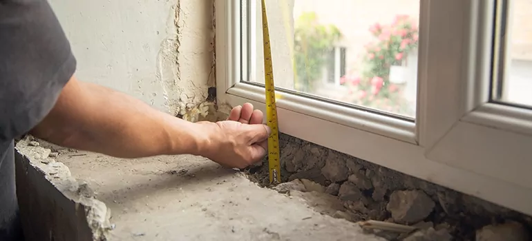 Window Sill Without Apron in Los Altos, CA